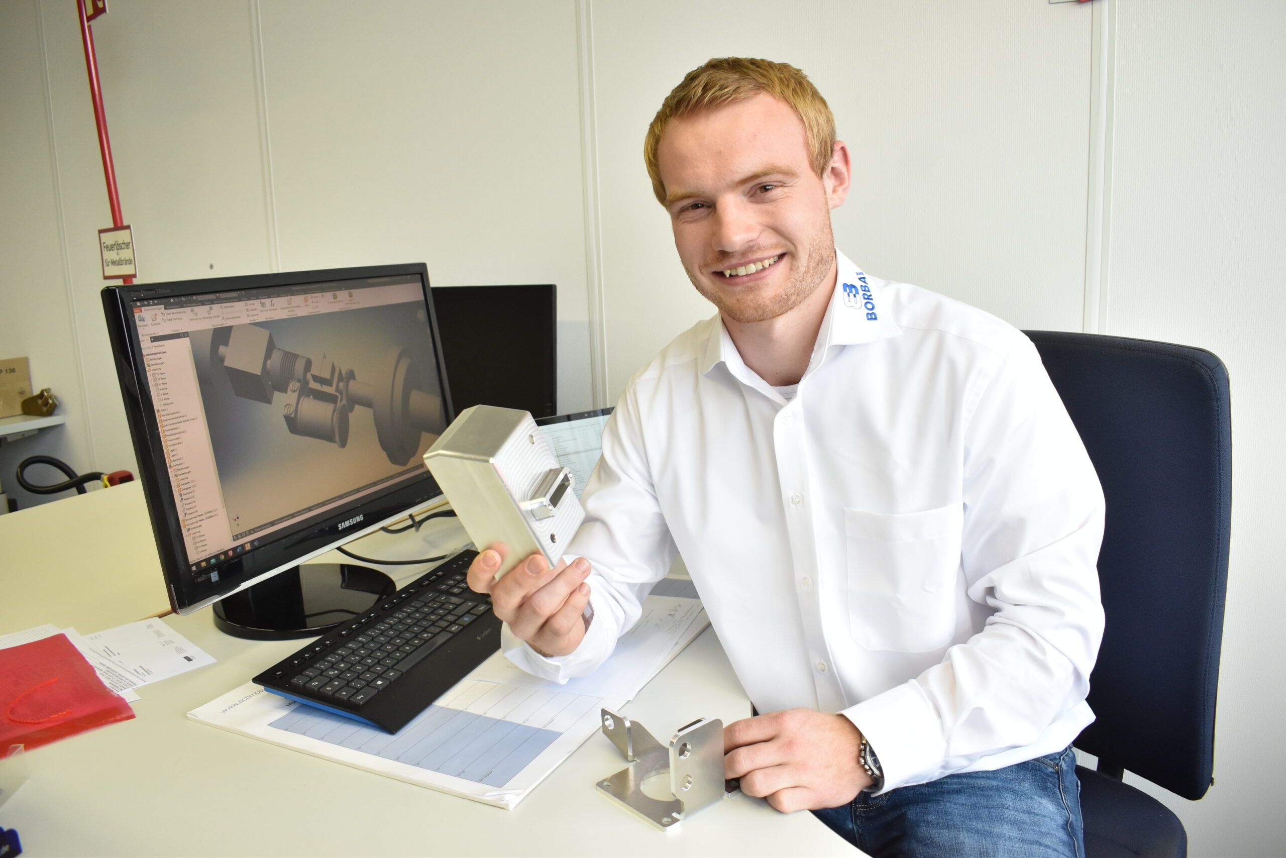 Felix Lenkeit, Leiter Konstruktion und Entwicklung bei der Borba GmbH, hat die Preis-Jury überzeugt.